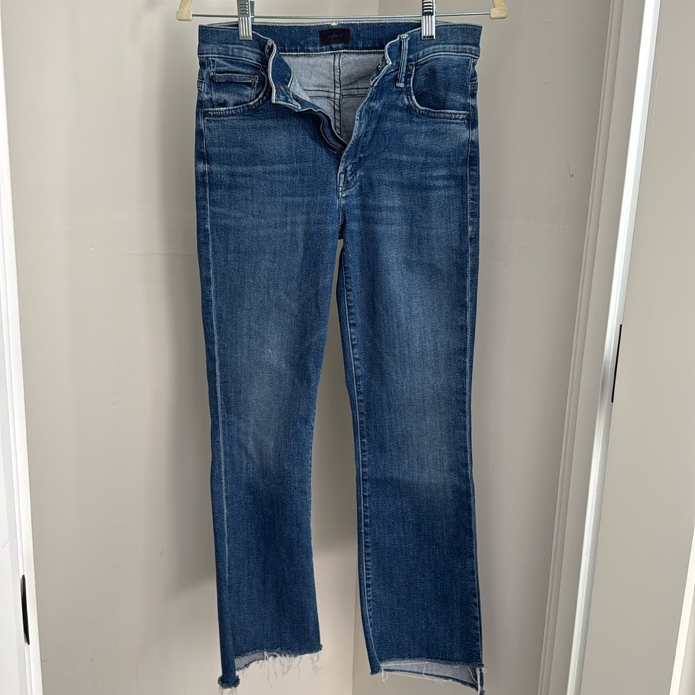 Mother Jeans - The Insider Crop Step Fray Jeans, Size 26